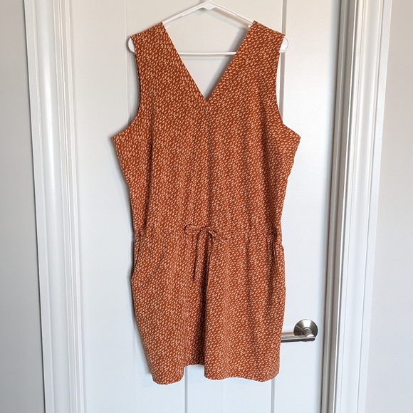 Toad&Co Sunkissed Liv Dress - Burnt Orange sz XL - Picture 1 of 8